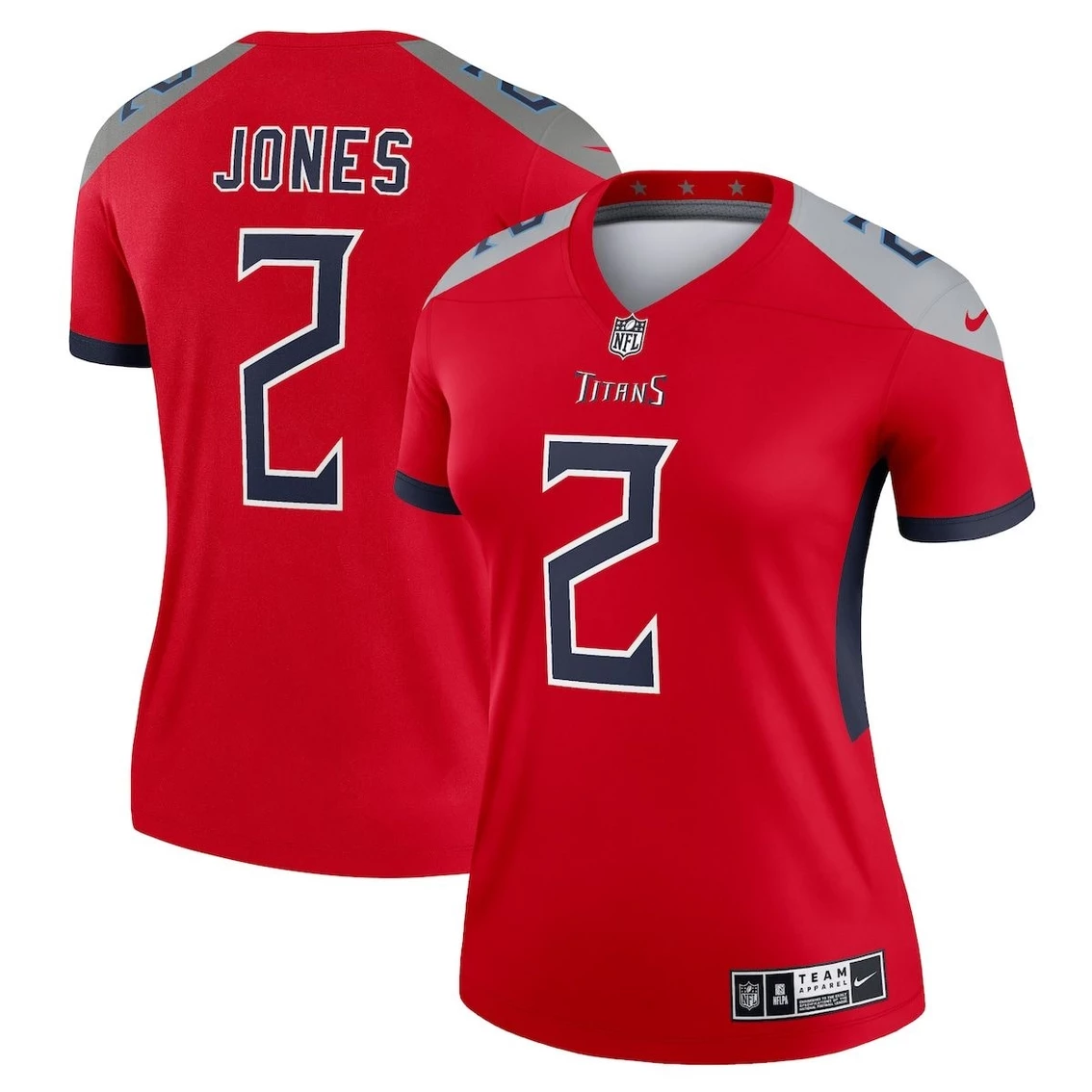 Nike Women's Julio Jones Red Tennessee Titans Inverted Legend Jersey 3 Nike Women's Julio Jones Red Tennessee Titans Inverted Legend Jersey