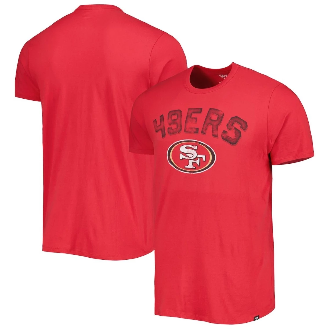 '47 Men's Scarlet San Francisco 49ers All Arch Franklin T-Shirt 3 '47 Men's Scarlet San Francisco 49ers All Arch Franklin T-Shirt
