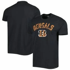 Fanatics 33 '47 Men's Black Cincinnati Bengals All Arch Franklin T-Shirt