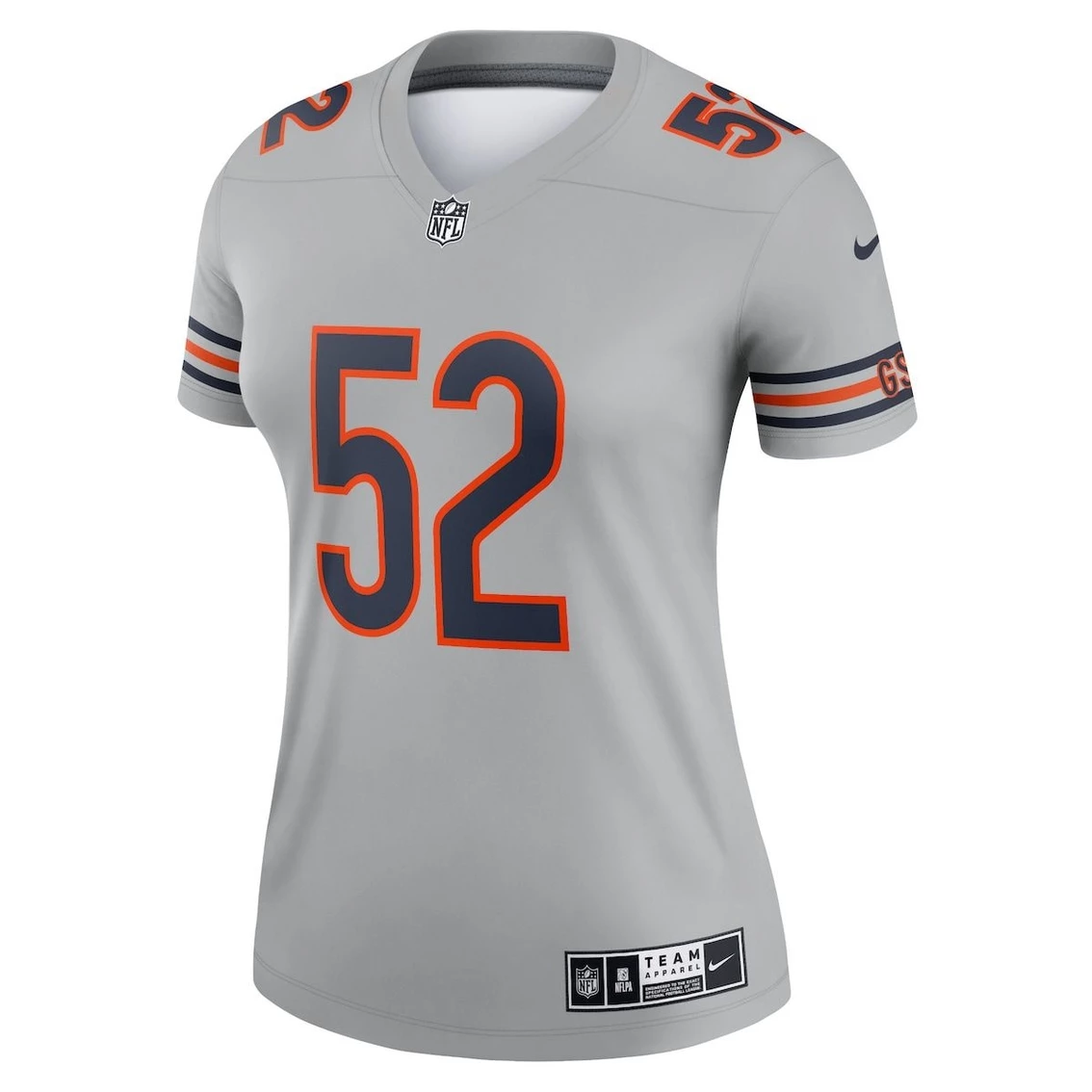 Nike Women's Khalil Mack Gray Chicago Bears Inverted Legend Jersey 5 Nike Women's Khalil Mack Gray Chicago Bears Inverted Legend Jersey - Image 3