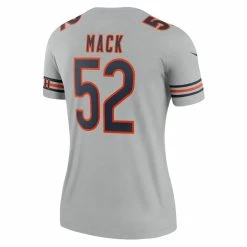 Nike Women's Khalil Mack Gray Chicago Bears Inverted Legend Jersey 9 Nike Women's Khalil Mack Gray Chicago Bears Inverted Legend Jersey -Fanatics DSCO1161639588 1927 ALT3