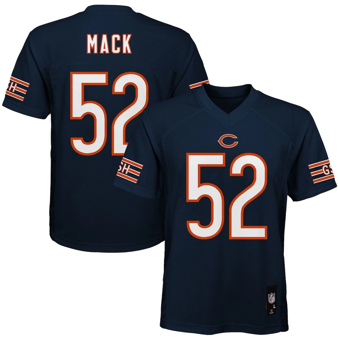 Outerstuff Youth Khalil Mack Navy Chicago Bears Replica Player Jersey 3 Outerstuff Youth Khalil Mack Navy Chicago Bears Replica Player Jersey