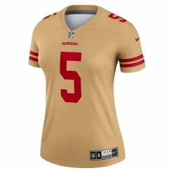 Nike Women's Trey Lance Gold San Francisco 49ers Inverted Legend Jersey 8 Nike Women's Trey Lance Gold San Francisco 49ers Inverted Legend Jersey -Fanatics DSCO1161639910 1853 ALT2