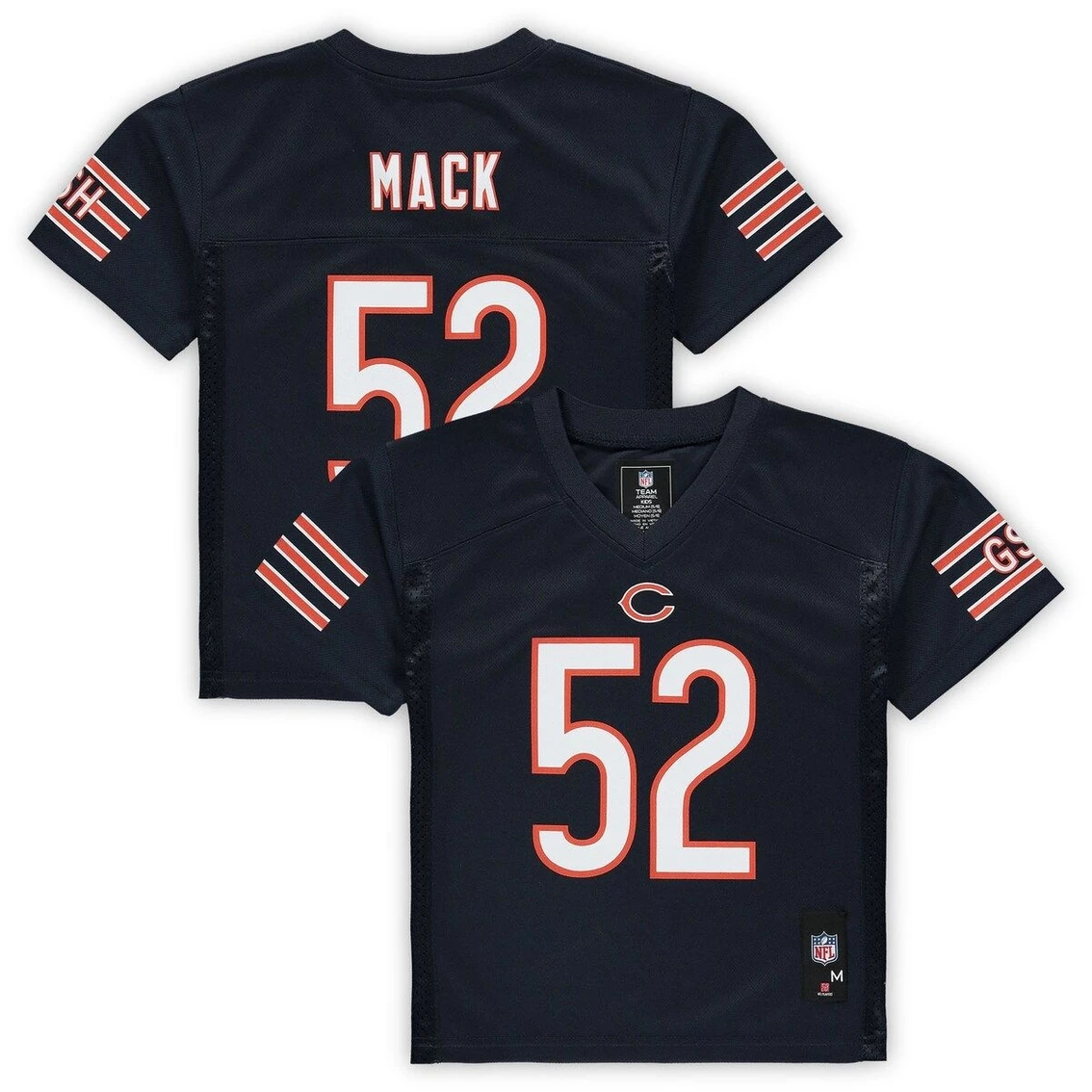 Outerstuff Preschool Khalil Mack Navy Chicago Bears Replica Player Jersey 4 Outerstuff Preschool Khalil Mack Navy Chicago Bears Replica Player Jersey - Image 2