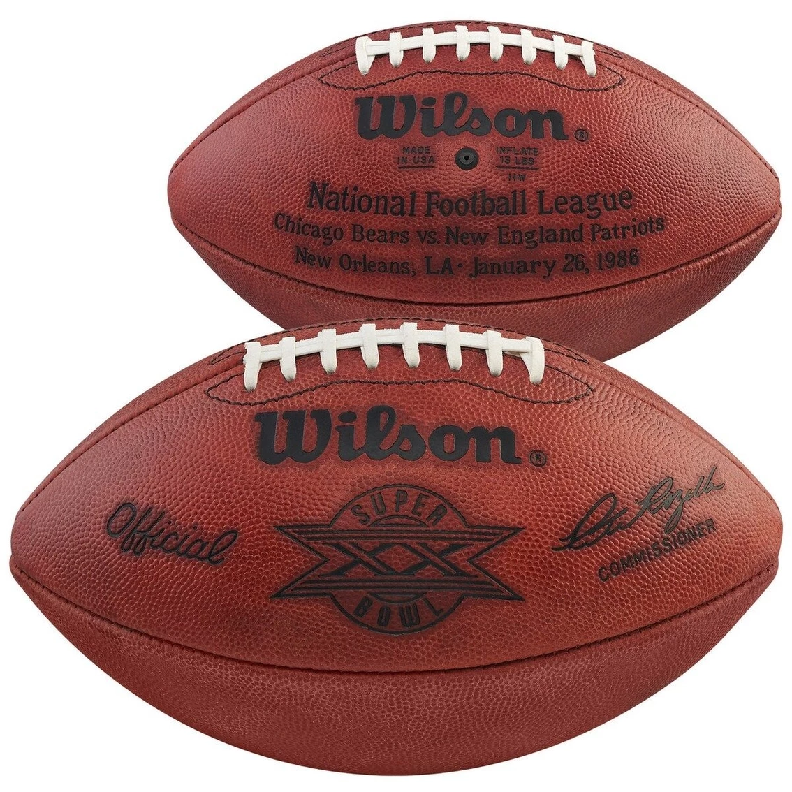 Wilson Super Bowl XX Wilson Official Game Football 4 Wilson Super Bowl XX Wilson Official Game Football - Image 2