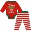 Outerstuff Girls Infant Red Chicago Bears Too Cute Long Sleeve Bodysuit & Pants Set 1 Outerstuff Girls Infant Red Chicago Bears Too Cute Long Sleeve Bodysuit & Pants Set -Fanatics DSCO1161640875 2910