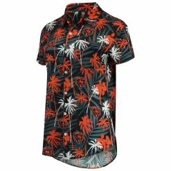FOCO Women's Navy Chicago Bears Floral Harmonic Button-Up Shirt -Fanatics DSCO1161640947 1320 ALT2