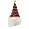 FOCO Chicago Bears Plush Striped Hat Gnome Ornament