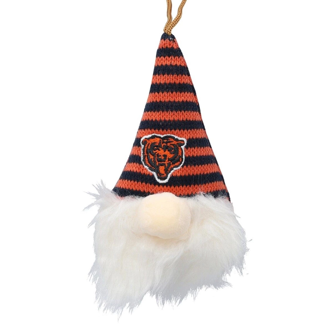 FOCO Chicago Bears Plush Striped Hat Gnome Ornament 3 FOCO Chicago Bears Plush Striped Hat Gnome Ornament