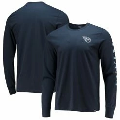 '47 Men's Navy Tennessee Titans Franklin Long Sleeve T-Shirt