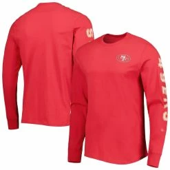 '47 Men's Scarlet San Francisco 49ers Franklin Long Sleeve T-Shirt