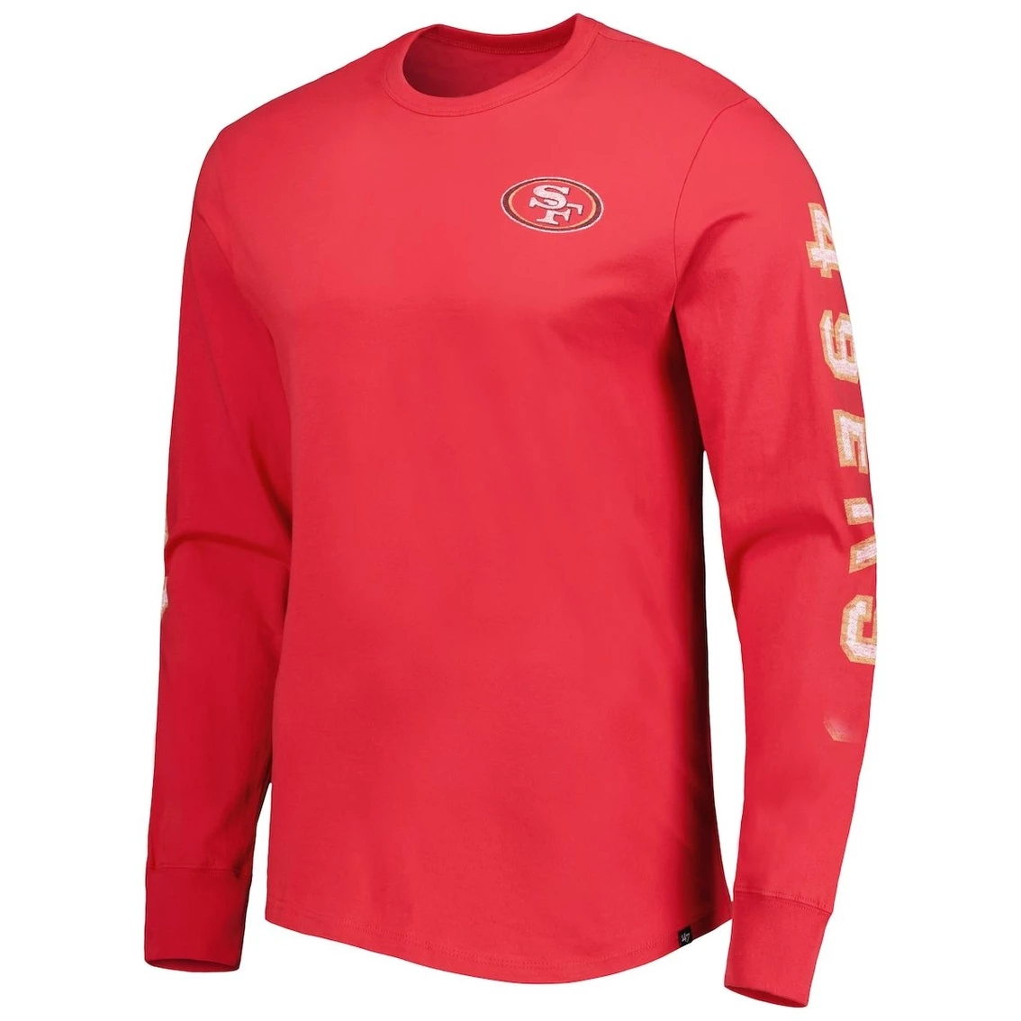 '47 Men's Scarlet San Francisco 49ers Franklin Long Sleeve T-Shirt 5 '47 Men's Scarlet San Francisco 49ers Franklin Long Sleeve T-Shirt - Image 3