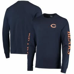 '47 Men's Navy Chicago Bears Franklin Long Sleeve T-Shirt