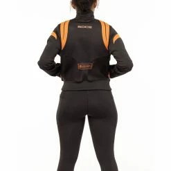 BlaCkOWned Women's Black Cincinnati Bengals X BlaCkOWned Stripes Don't Come Easy Varsity Track Set 7 BlaCkOWned Women's Black Cincinnati Bengals X BlaCkOWned Stripes Don't Come Easy Varsity Track Set -Fanatics DSCO1161901984 1007 ALT2