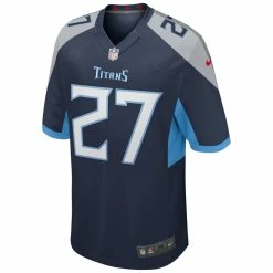 Nike Men's Eddie George Navy Tennessee Titans Game Retired Player Jersey -Fanatics DSCO1162025523 1320 ALT2