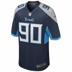 Nike Men's Jevon Kearse Navy Tennessee Titans Game Retired Player Jersey -Fanatics DSCO1162025600 1320 ALT2