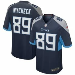 Nike Men's Frank Wycheck Navy Tennessee Titans Game Retired Player Jersey -Fanatics DSCO1162025682 1320 ALT1