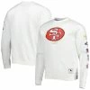 Mitchell & Ness Men's White San Francisco 49ers VIP Rings Crew Sweatshirt 2 Mitchell & Ness Men's White San Francisco 49ers VIP Rings Crew Sweatshirt -Fanatics DSCO1162025923 3550
