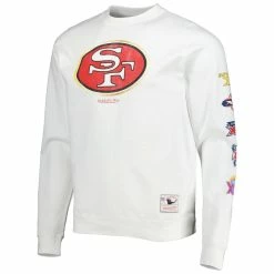 Mitchell & Ness Men's White San Francisco 49ers VIP Rings Crew Sweatshirt 8 Mitchell & Ness Men's White San Francisco 49ers VIP Rings Crew Sweatshirt -Fanatics DSCO1162025923 3550 ALT2