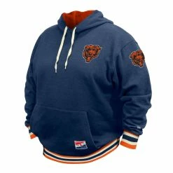 New Era Men's Navy Chicago Bears Throwback Pullover Hoodie 8 New Era Men's Navy Chicago Bears Throwback Pullover Hoodie -Fanatics DSCO1162025978 1320 ALT2