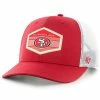 '47 Men's Scarlet San Francisco 49ers Burgess Trucker Adjustable Hat
