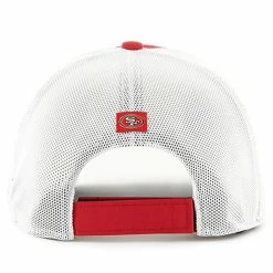'47 Men's Scarlet San Francisco 49ers Burgess Trucker Adjustable Hat 7 '47 Men's Scarlet San Francisco 49ers Burgess Trucker Adjustable Hat -Fanatics DSCO1162125725 2946 ALT2