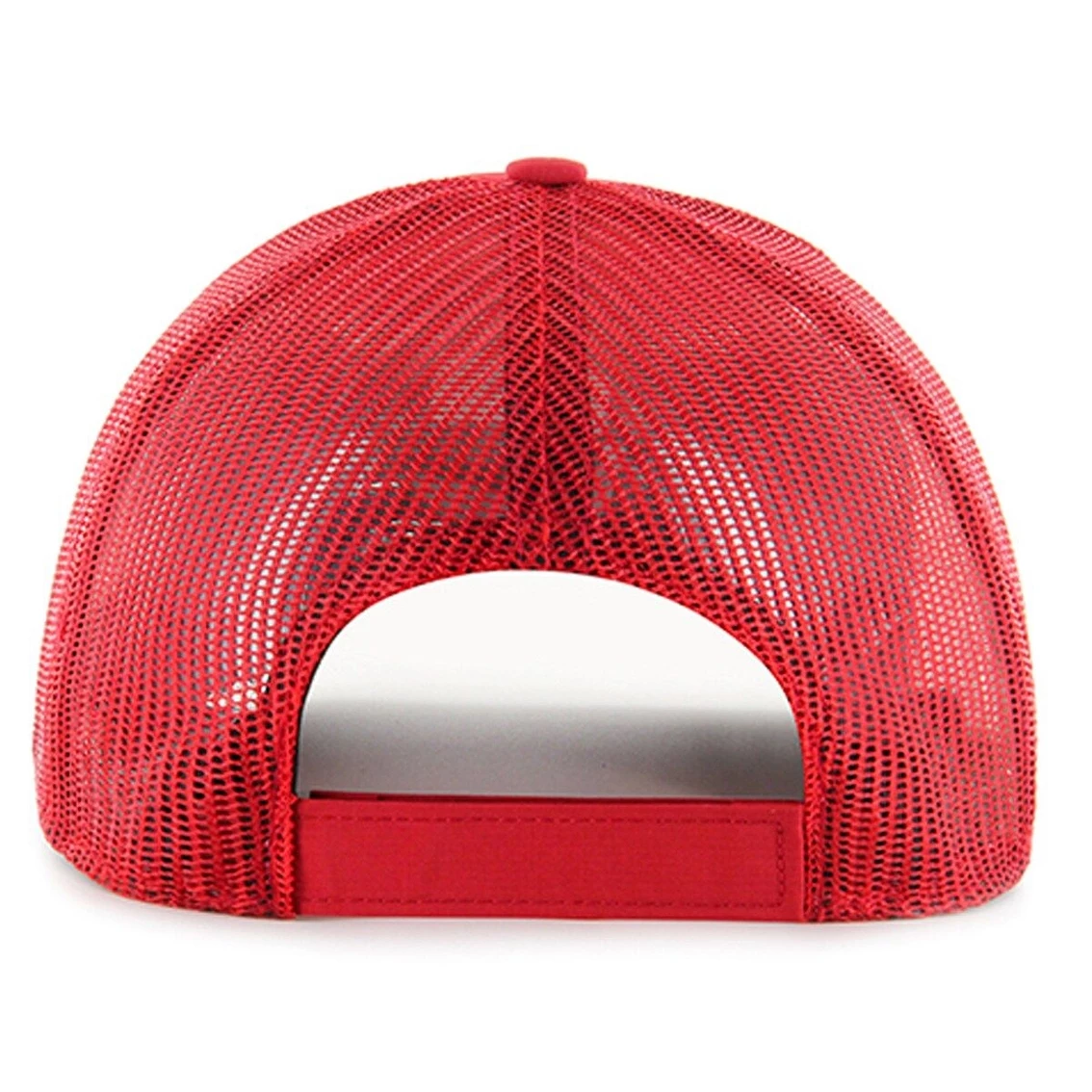 '47 Men's Scarlet San Francisco 49ers Berm Trucker Adjustable Hat 5 '47 Men's Scarlet San Francisco 49ers Berm Trucker Adjustable Hat - Image 3